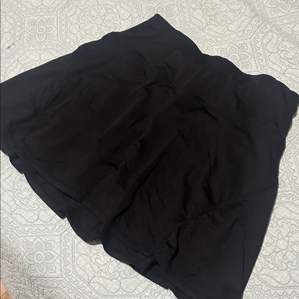 Tennis style Black Skirt